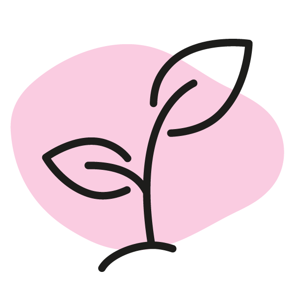 Icon of a sprouting plant or seedling